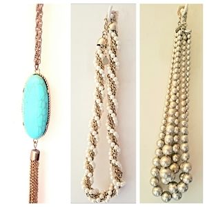 Forever 21 and New York and Co. Necklaces